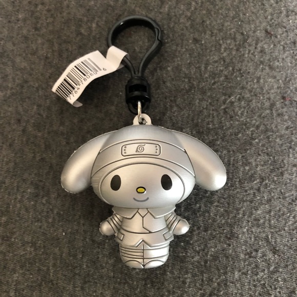 Exclusive B 3D Figural Bag Clip Silver My Melody Sakura - Picture 4 of 14